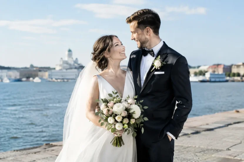 Kihlakuvat ammattikuvaajalla Helsingissä